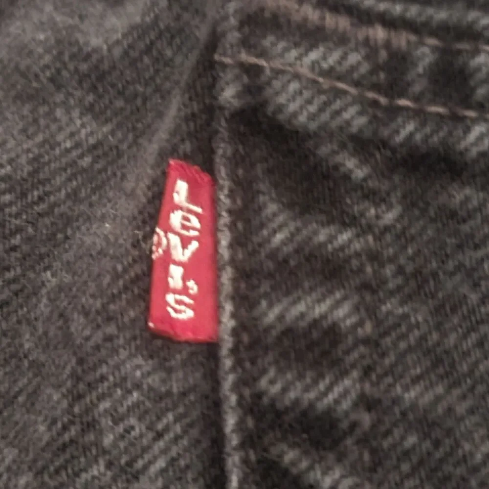 Levi's 901 Men's Relaxed Straight Leg Jeans Black 2011 Cotton 34x32